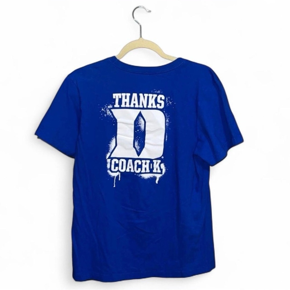 Nike Duke Blue Devils Kameron Krazies Coach K Short Sleeve Shirt Men’s Small